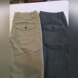 Banana Republic Girlfriend - Olive and Charcoal